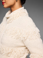 Nic + Zoe Gold Label Place Fringe Jacket in Chamois