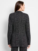 Nic + Zoe Dotty Grid Zip Jacket in Black