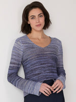 Nic + Zoe Hazy Shades Sweater in Purple