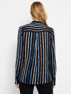 Nic + Zoe Painted Stripes Onyx Top