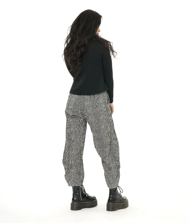Niche Canopy Pants in Black Ridge Stripe