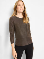 Diamonte Knit Top in Copper Mix