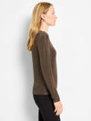 Diamonte Knit Top in Copper Mix