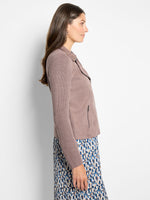 Nic + Zoe Mixed Media Moto Jacket