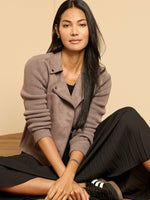 Nic + Zoe Mixed Media Moto Jacket