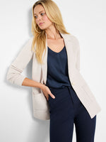 Nic + Zoe Elegant Knot Blazer in Sugar Cookie