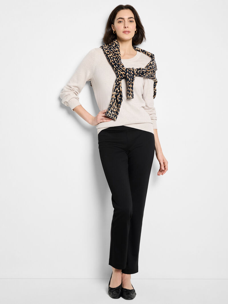Nic + Zoe Pure Cotton Crew in Sugar Cookie
