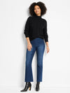 Nic + Zoe Textured Diamonds Sweater in Black Onyx