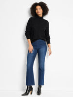 Nic + Zoe Textured Diamonds Sweater in Black Onyx