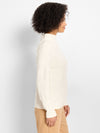 Nic + Zoe Textured Diamonds Sweater in Classic Cream