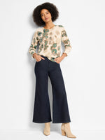 Nic + Zoe Camo Shine Sweater
