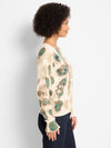 Nic + Zoe Camo Shine Sweater
