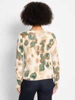 Nic + Zoe Camo Shine Sweater