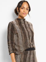 Nic + Zoe Ombre Pixel Knit Sweater