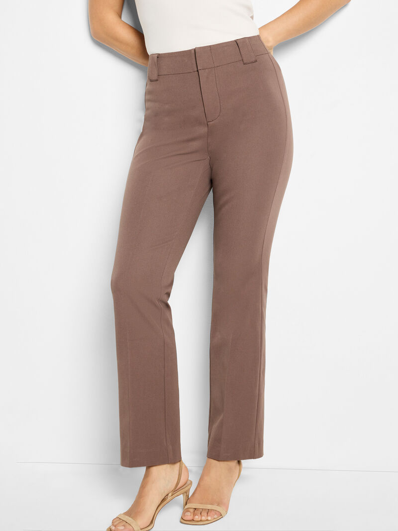 Nic + Zoe Plaza Demi Boot Pant in Cocoa