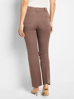 Nic + Zoe Plaza Demi Boot Pant in Cocoa