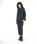 Niche Gleam Blouse in Grey Ridge Stripe