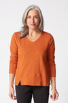 Habitat Cotton Pebble Seamed Tee in Paprika