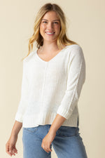 Habitat Step Into Spring Pullover in White. Tops & Blouses by HABITAT