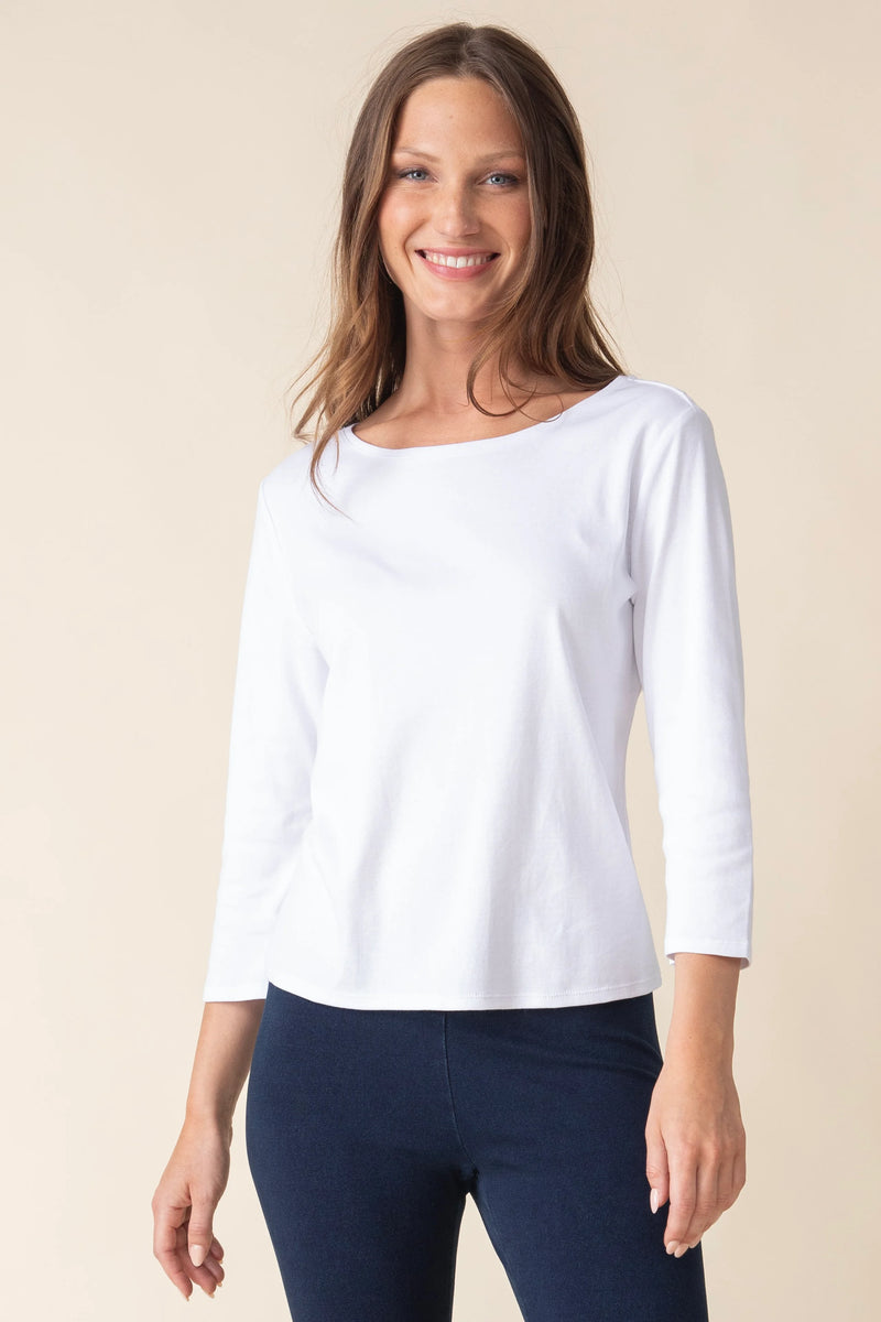 Habitat Cozy Rib Everyday Tee in White