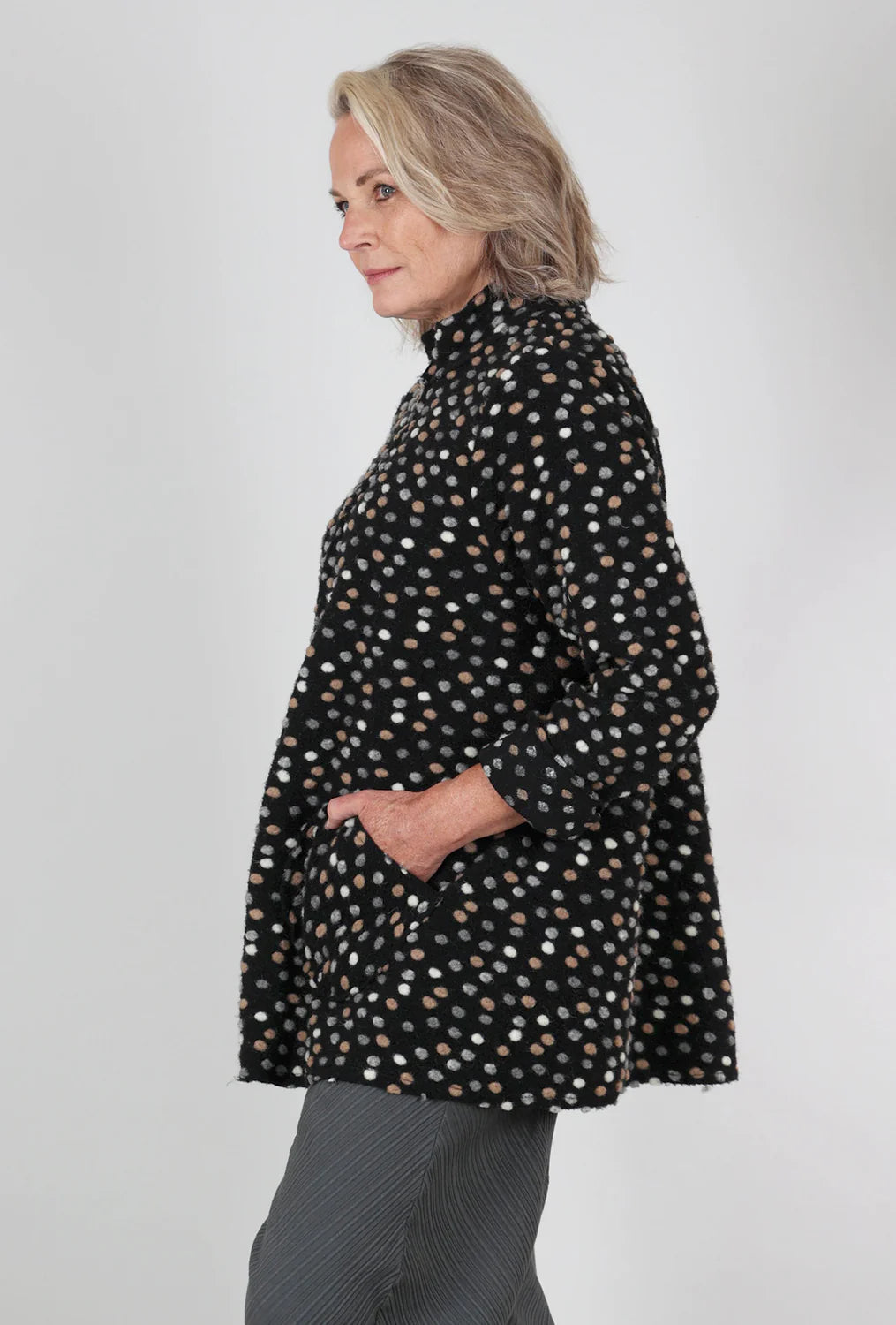 Cut Loose Dotty Swing Jacket