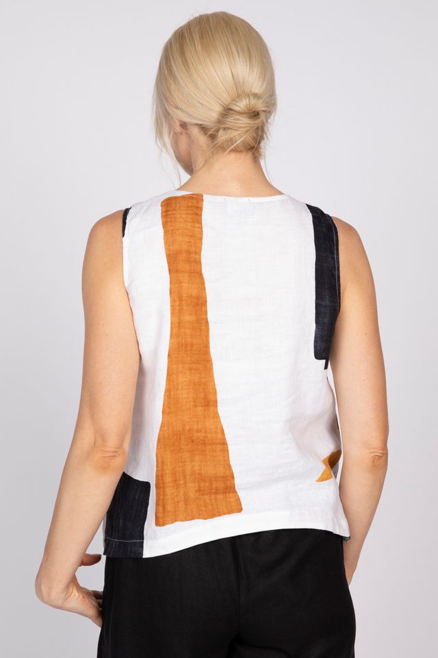 Olivia by Habitat Flax Colorblock Sunset Tank - Harper Greer