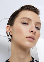 Iskin Sisters Kates Leaves  Earring in Silver