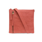 Kayleigh Side Pocket Bucket Bag in Red