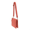 Kayleigh Side Pocket Bucket Bag in Red