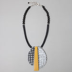 Sylca Lunetta Necklace in Mustard