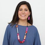 Sylca Sloan Necklace in Pink