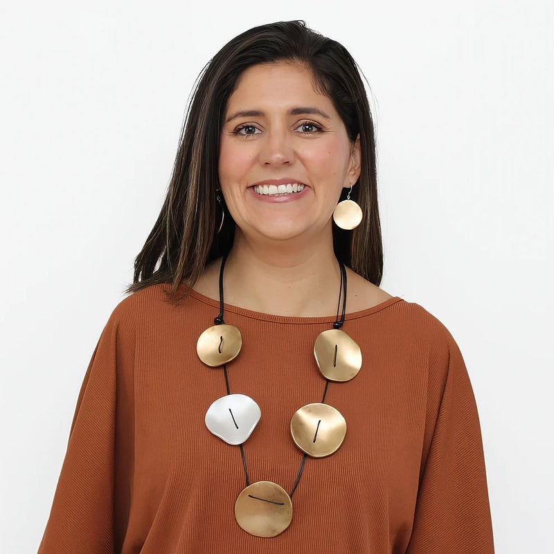 Sylca Kemina Necklace in Gold