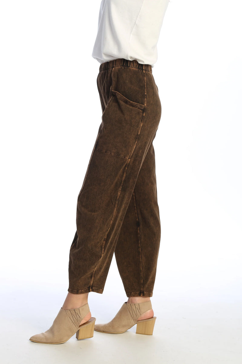 Jess & Jane Lantern Pants in Chocolate