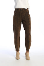 Jess & Jane Lantern Pants in Chocolate