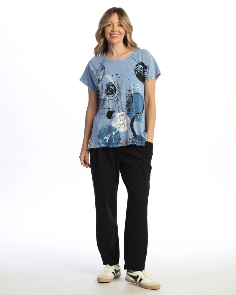 Jess & Jane Lantern Pants in Jet Black