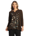 Jess & Jane Marisol Tunic in Chocolate