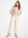 Nic + Zoe Floral Hint Supersoft Sweater
