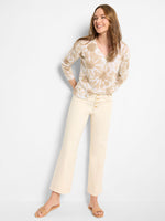 Nic + Zoe Floral Hint Supersoft Sweater