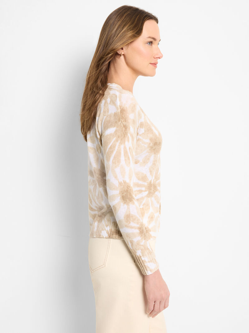 Nic + Zoe Floral Hint Supersoft Sweater
