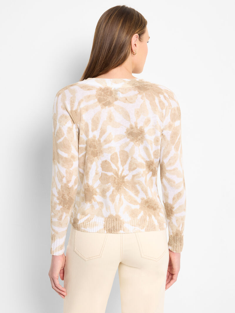 Nic + Zoe Floral Hint Supersoft Sweater