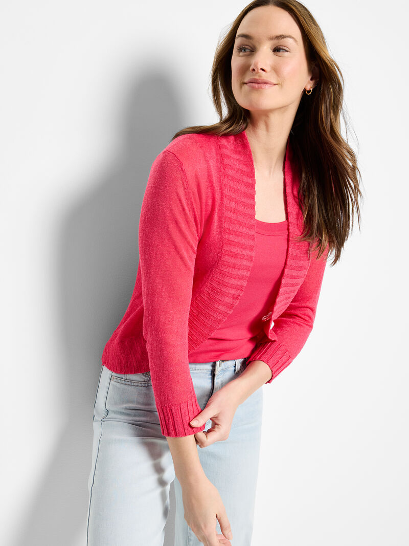 Nic + Zoe Bolero Cardigan in Daquiri