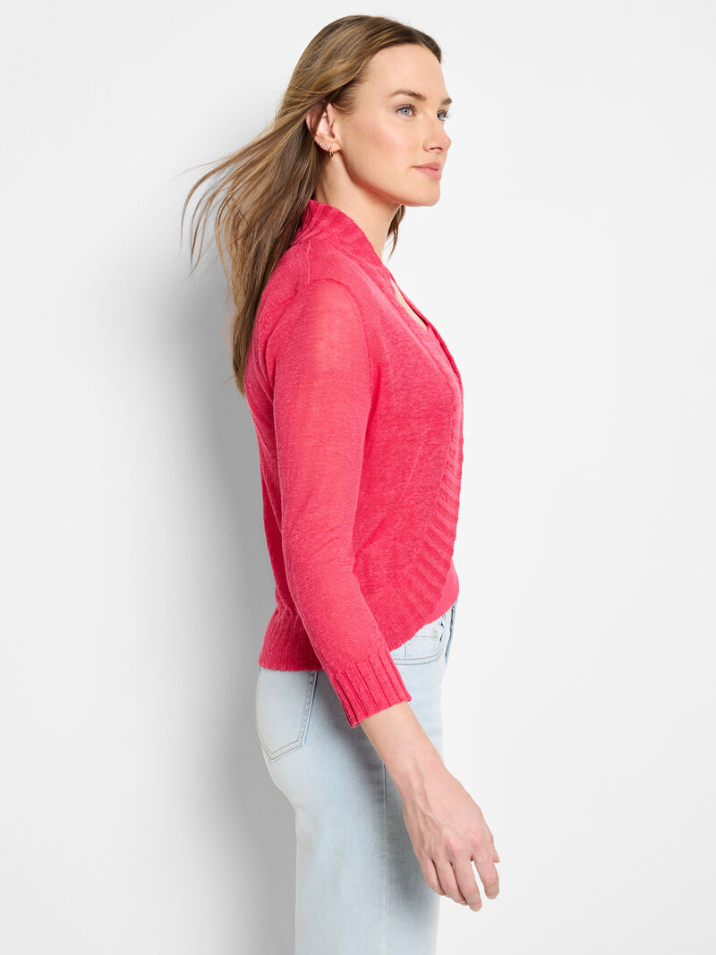 Nic + Zoe Bolero Cardigan in Daquiri
