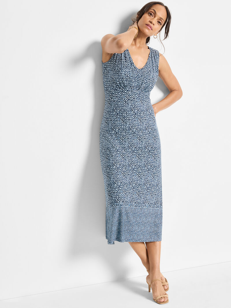 Nic + Zoe Coastal Geo Ella Dress