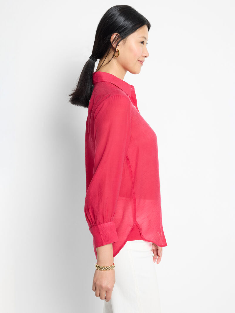 Nic & Zoe Breeze Shirt in Daquiri