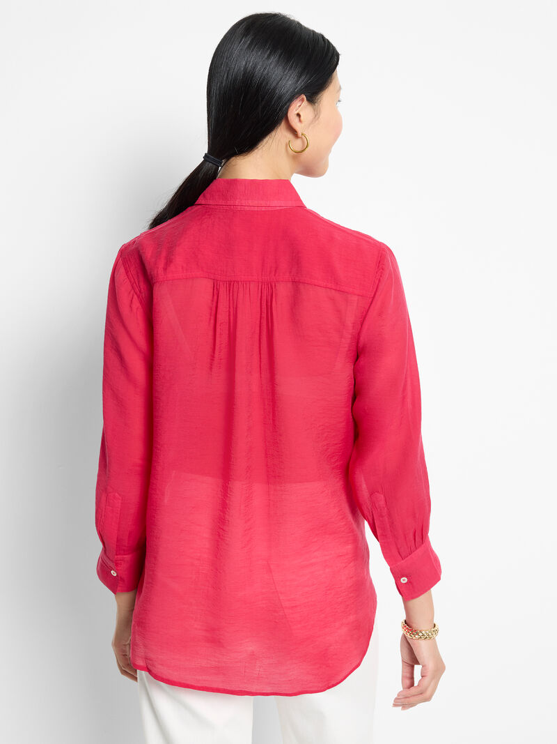Nic & Zoe Breeze Shirt in Daquiri