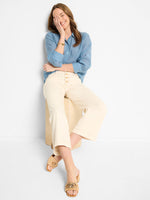 Nic & Zoe Breeze Shirt in Misty Blue