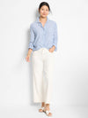 Nic + Zoe Double Gauze Striped Shirt