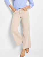 Nic + Zoe 28" Wide Leg Weekend Pant in Chamois