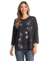 Jess & Jane Starla Cotton Top in Violet