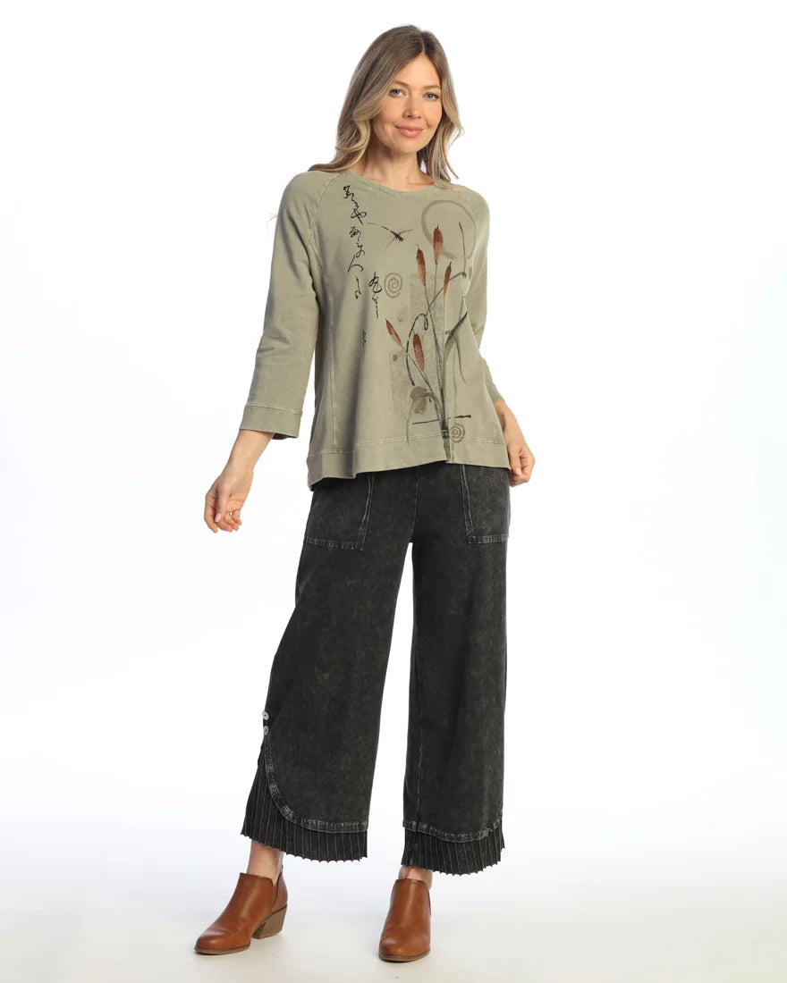 JESS & JANE EMI TUNIC IN STONE - Harper Greer